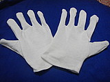 棉白手套 100%纯棉汗布手套 质检手套 