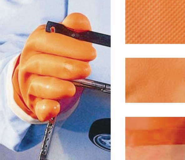纯天然橡胶高效能防化学手套  防化学手套